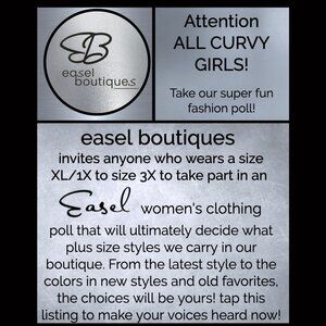 EASEL PLUS SIZED TOPS TEES PULLOVERS CASUAL MINERAL WASHED PATCHES FLOWERS PEACE